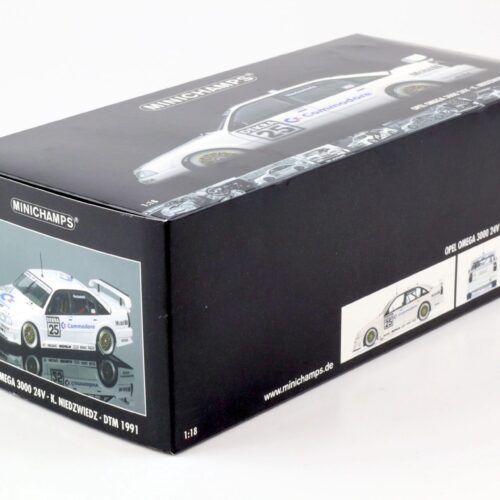 1:18 Minichamps Opel Omega 3000 24V DTM 1991 K. Niedzwiedz #25 Commodore