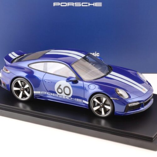1:18 Spark Porsche 911 (992) Sport Classic gentian blue metallic 2022 WAP DEALER