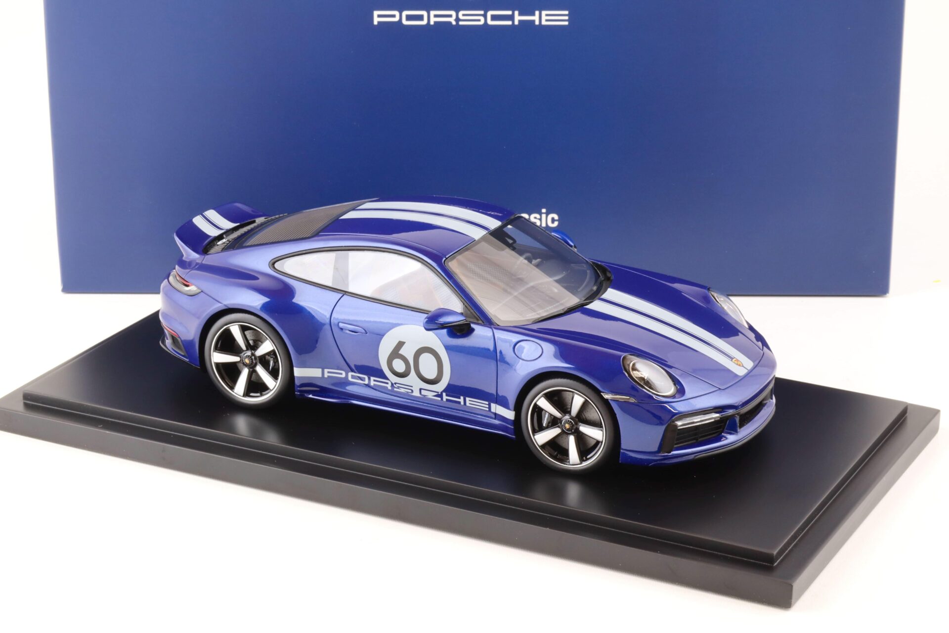 1:18 Spark Porsche 911 (992) Sport Classic gentian blue metallic 2022 WAP DEALER