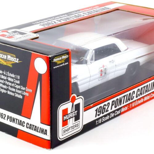 1:18 ERTL American Muscle 1962 Pontiac Catalina Hurst Shifters white