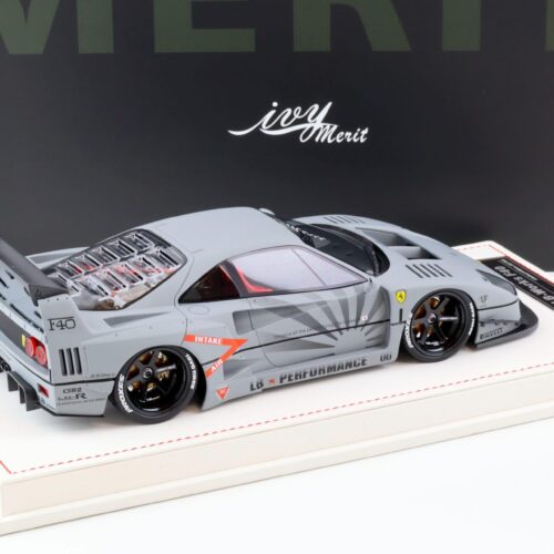 1:18 Ivy Model Merit Ferrari F40 LB Works LBWK Fighter grey - Limited 69 pcs.
