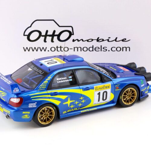 1:18 OTTO mobile OT784 Subaru Impreza WRC #10 Makinen Rally Monte Carlo 2002 - Image 3
