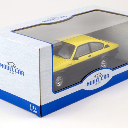 1:18 MCG Opel Kadett C GT/E Coupe yellow/ black 1975