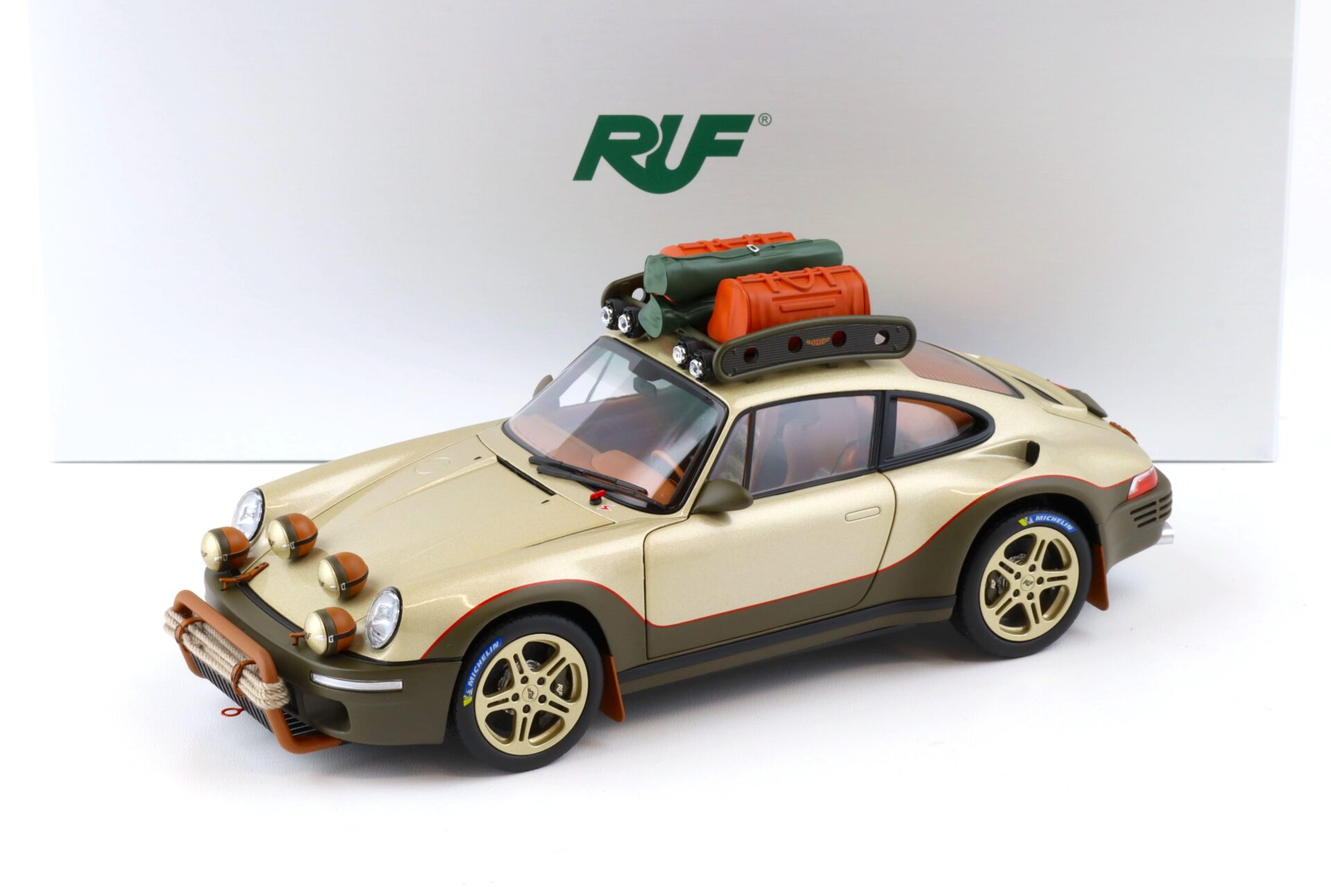 1:18 Almost Real Porsche 911 Ruf Rodeo Prototype 2020 Sand gold metallic