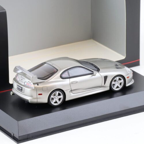 1:43 Kyosho Toyota Supra TRD 3000GT Coupe silver metallic 1998 - Image 2