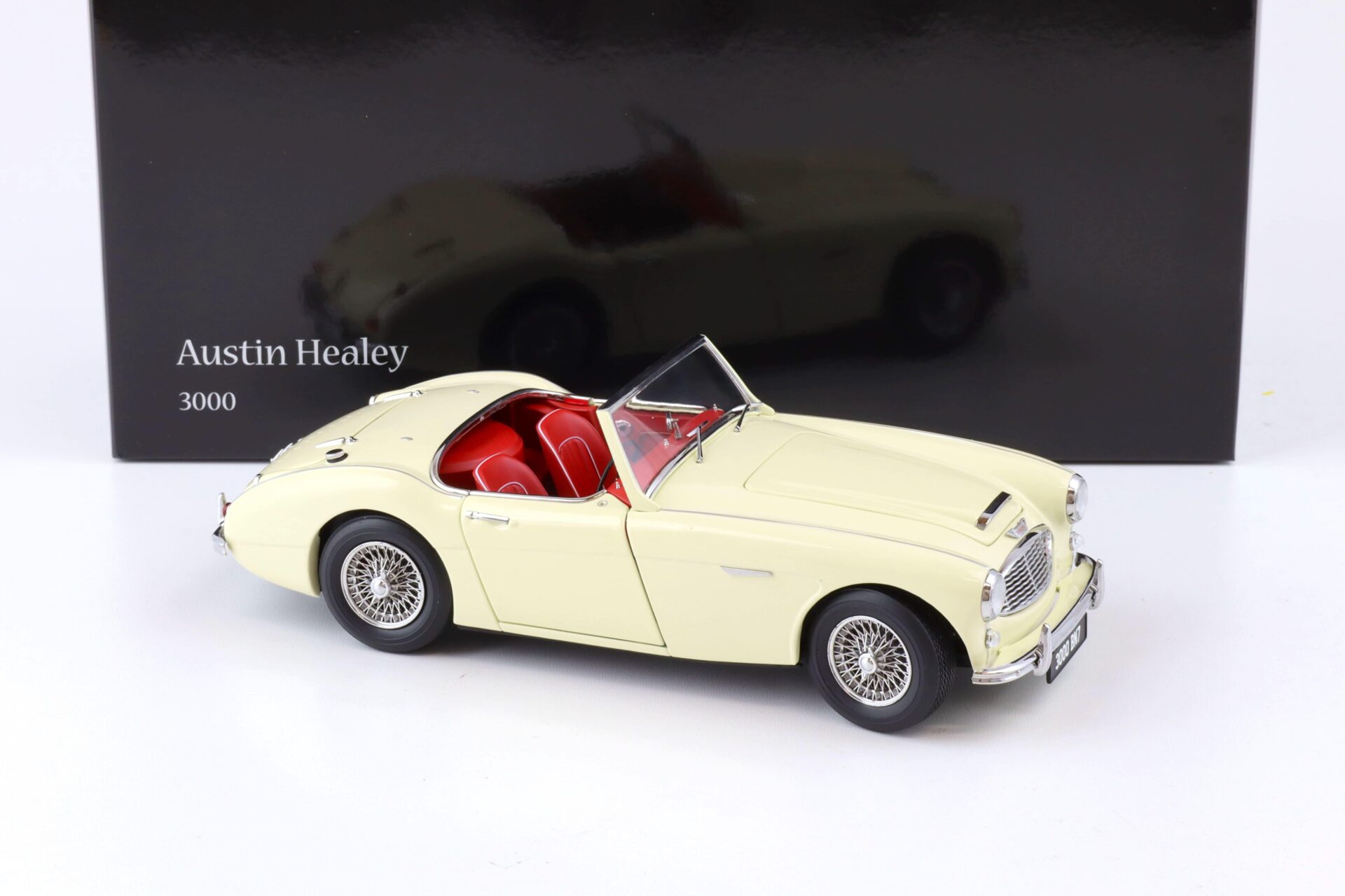 1:18 Kyosho Austin Healey 3000 MK-1 (BN7) Roadster English white 1960
