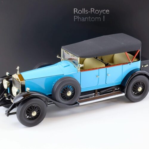 1:18 Kyosho Rolls Royce Phantom I Convertible 1926 light blue Die-Cast