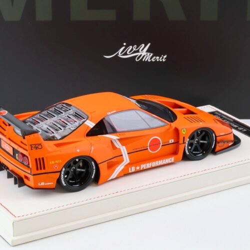 1:18 Ivy Model Merit Ferrari F40 LB Works LBWK Fighter orange - Limited 88 pcs.