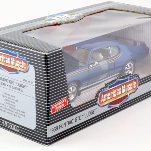 1:18 ERTL 1969 Pontiac GTO Coupe THE JUDGE blue metallic