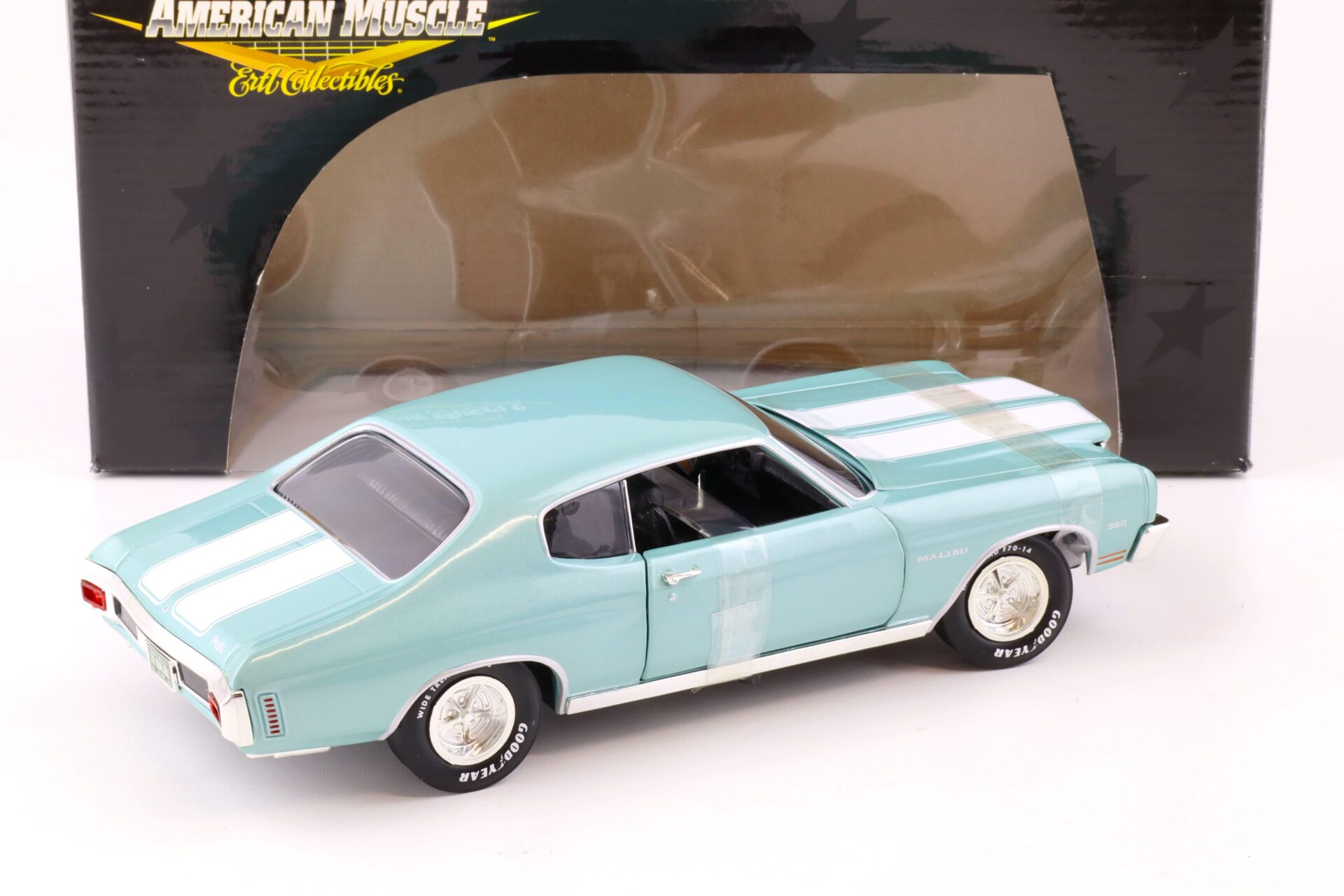 1:18 ERTL Elite 1970 Chevrolet Malibu 350 Coupe blue metallic