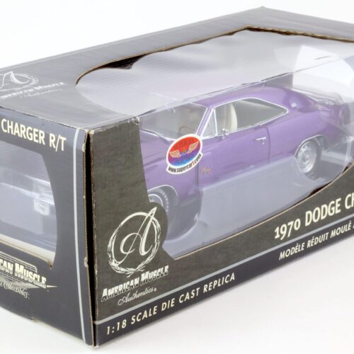 1:18 ERTL Authentics 1970 Dodge Charger R/T Coupe purple metallic