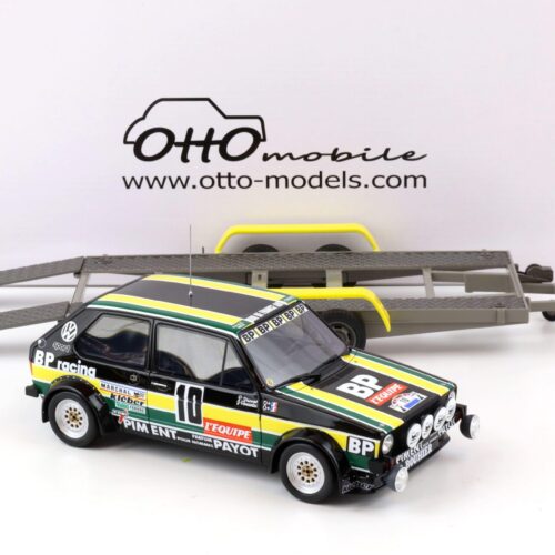 1:18 OTTO mobile OT353 VW Rallye Pack VW LT35 + Golf GTI MK1 GR.2 + Trailer