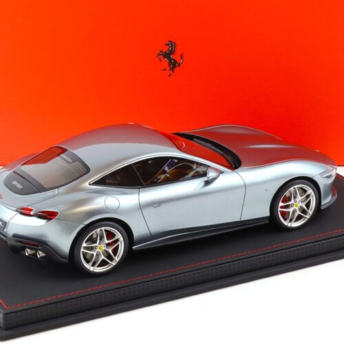1:18 BBR Ferrari Roma Grigio Titan 3239 grey with showcase - Limited 24 pcs.