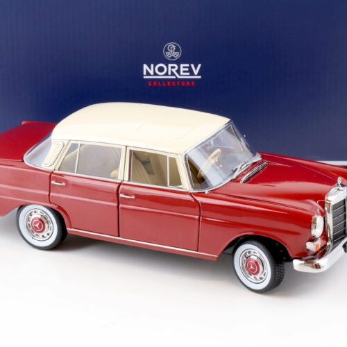 1:18 Norev Mercedes 200 W110 Sedan 1966 red/ beige 183706
