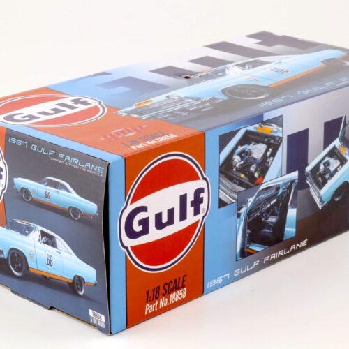 1:18 GMP 1967 Ford Fairlane Gulf Racing #66 blue/ orange 18858