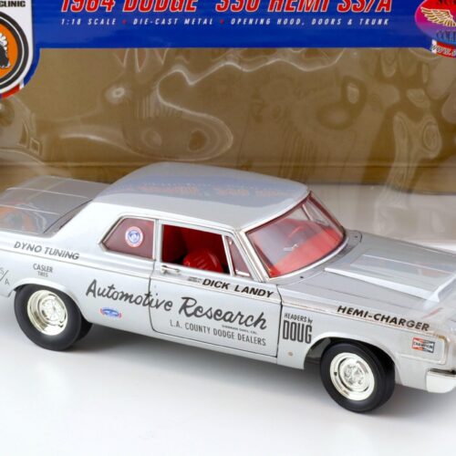1:18 Highway61 Supercar 1964 Dodge 330 Hemi SS/A Dick Landy 676 SS/A silver