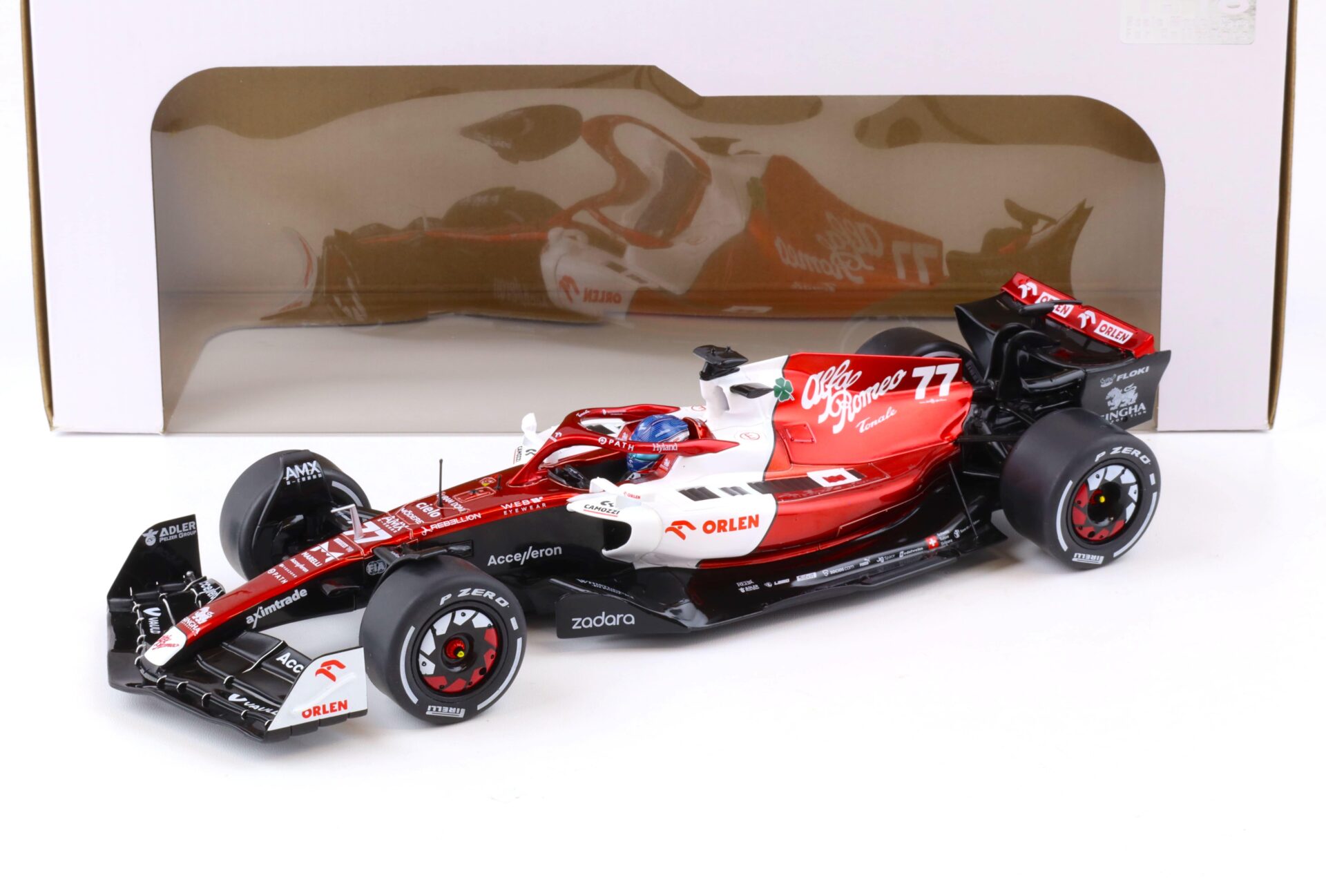 1:18 Solido F1 Alfa Romeo C42 Emilia Romagna GP #77 V.Bottas 2022