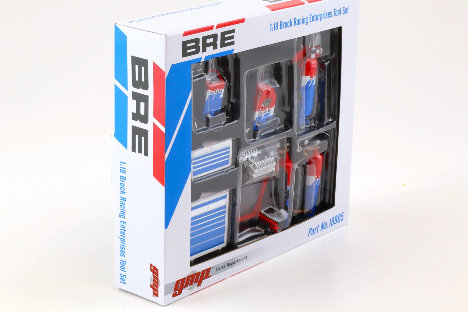 1:18 GMP BRE Brock Racing Enterprises SHOP Tool Set #1 Diorama Zubehör 18905
