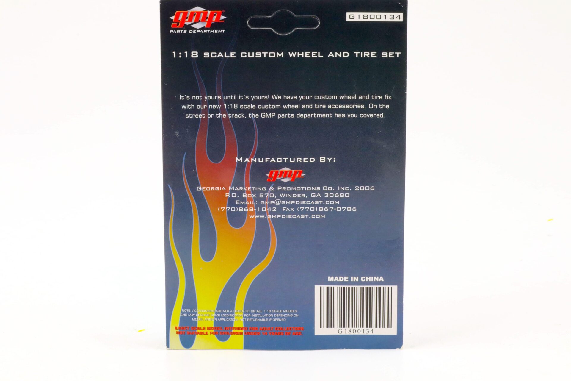 1:18 GMP Custom Wheel Radsatz Räder Set 4 pcs. Zubehör G1800134