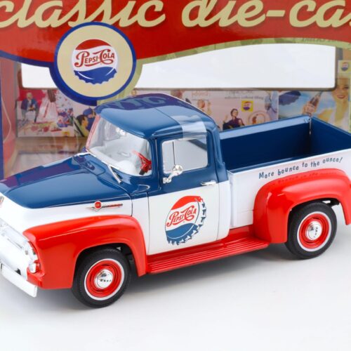 1:18 Auto World 1956 Ford F-100 Pick-Up PEPSI Cola blue/ white/ red