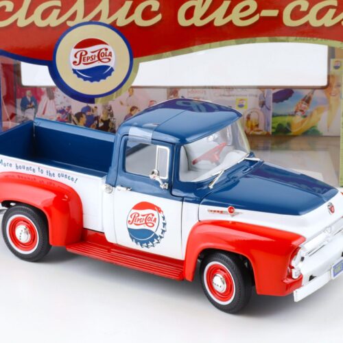 1:18 Auto World 1956 Ford F-100 Pick-Up PEPSI Cola blue/ white/ red