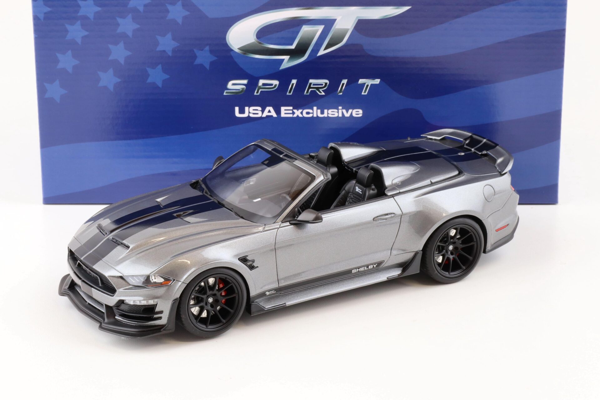 ID 79400 orig 1.jpg 1:18 GT Spirit ACME US057 Ford Mustang Shelby Super Snake Speedster 2021 grey