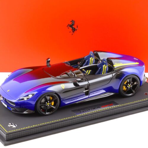 1:18 BBR Ferrari Monza SP2 Blu Vietry/ new black Daytona - Limited 100 pcs.