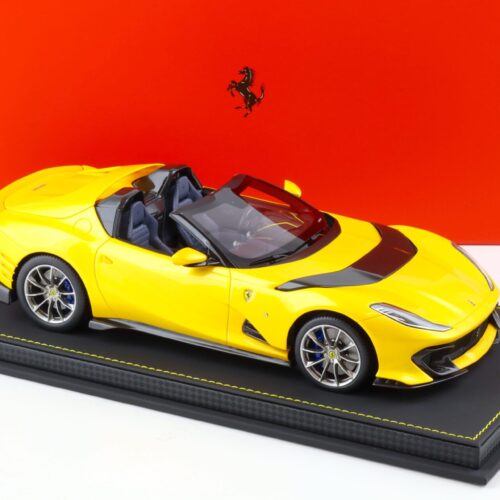 1:18 BBR Ferrari 812 Competizione Aperta Giallo Tristrato yellow metallic - Limited 200 pcs.