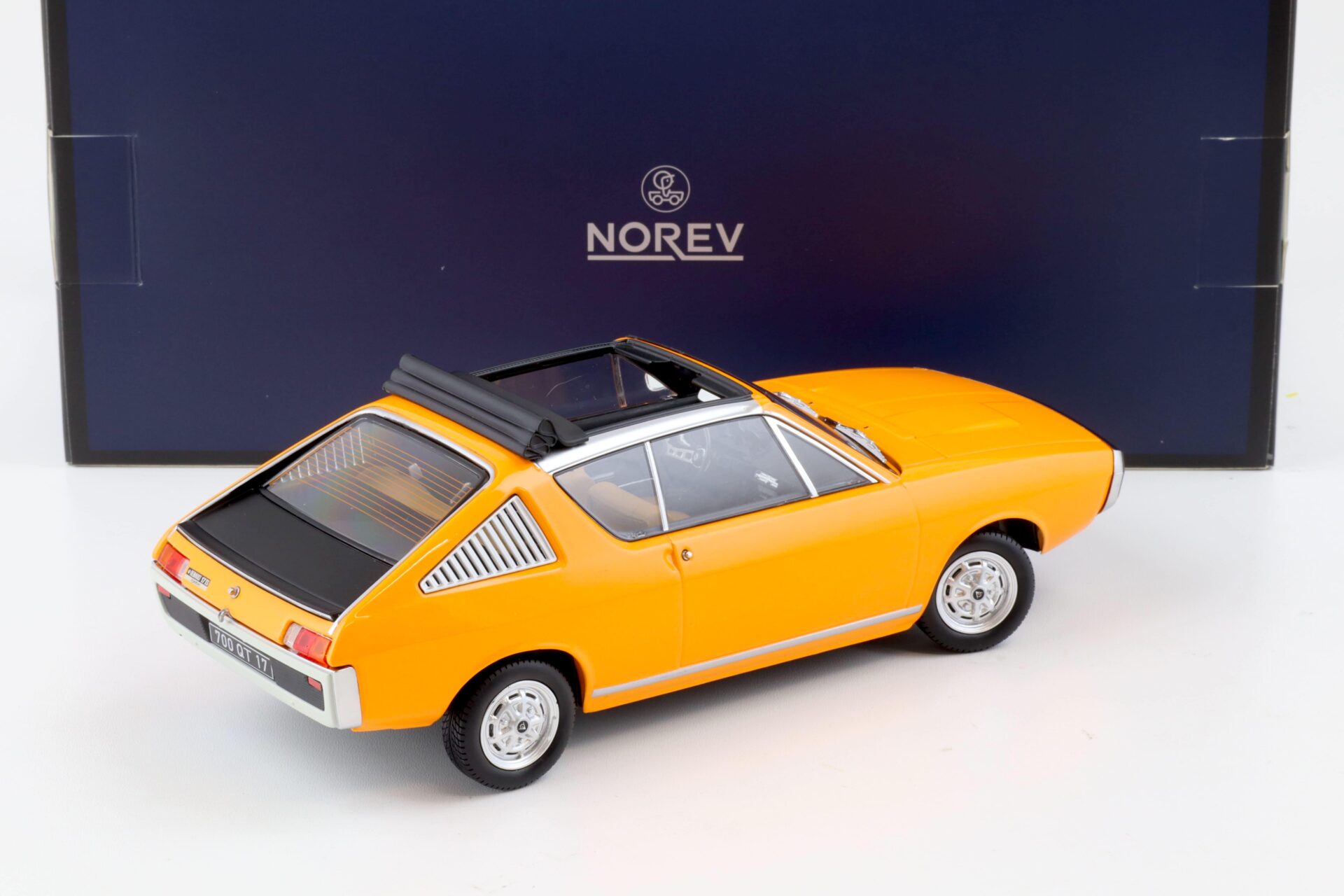 1:18 Norev Renault 17 TS Decrouvrable 1974 orange - Limited 300 pcs.