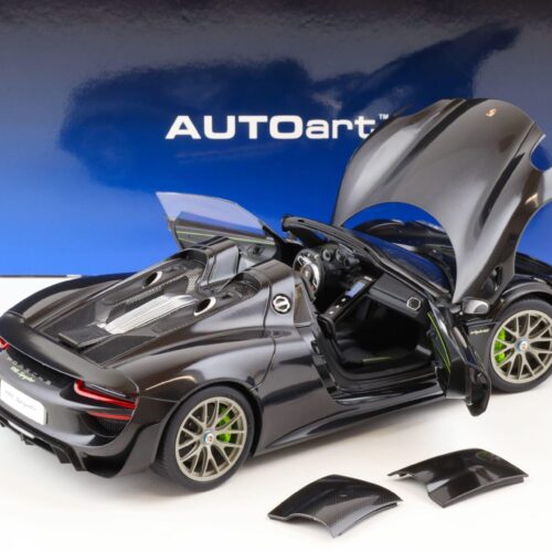 1:18 AUTOart Porsche 918 Spyder 2013 Basalt black metallic 77928
