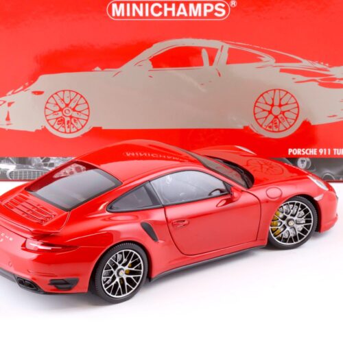 1:18 Minichamps Porsche 911 (991) Turbo S Coupe 2013 red