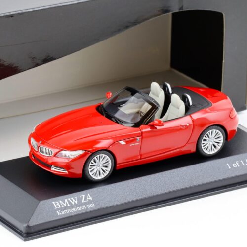1:43 Minichamps BMW Z4 E89 Roadster sDrive35i Karmesin red 2008