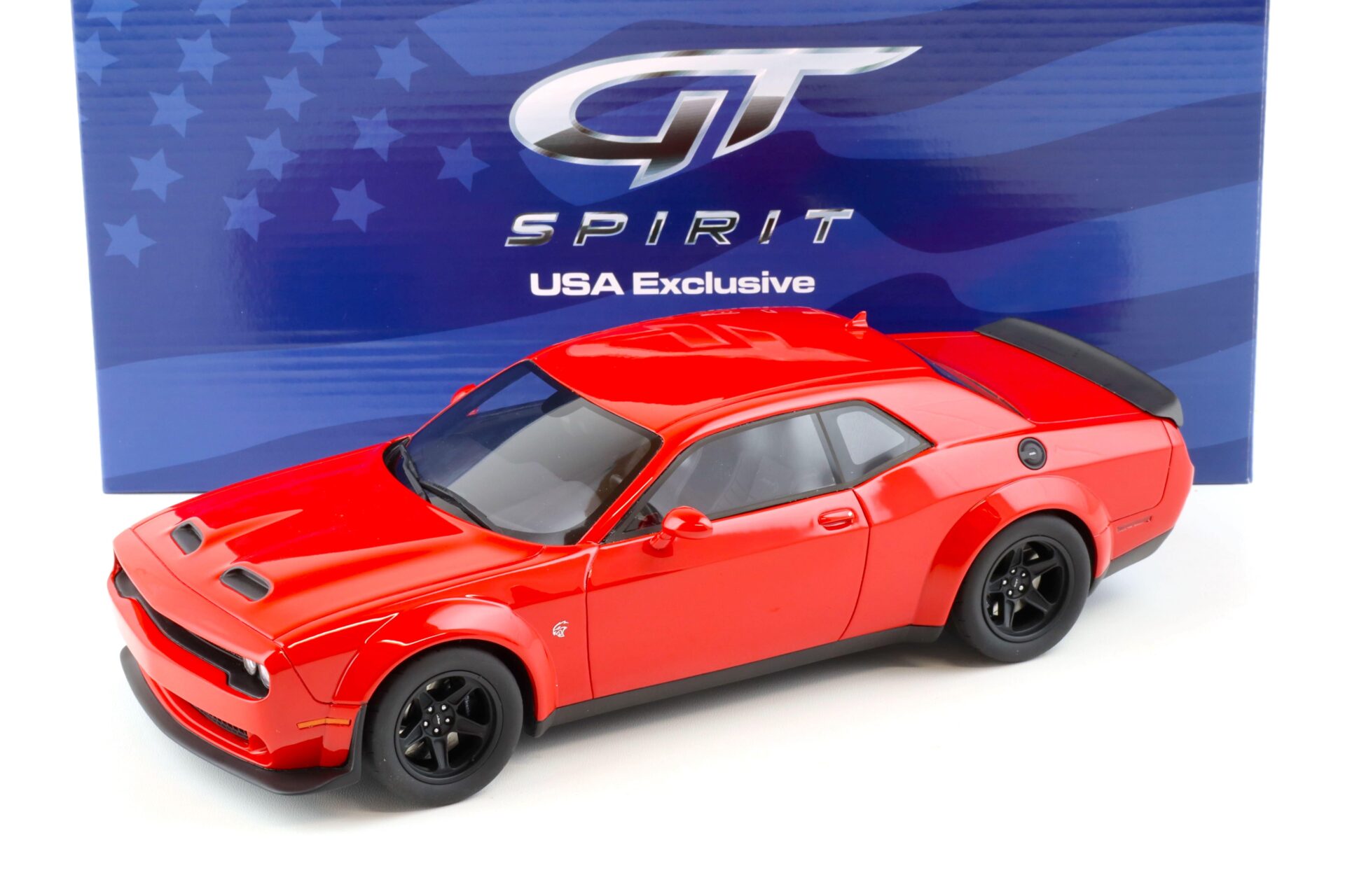 ID 80009 orig 1.jpg 1:18 GT Spirit ACME US042 Dodge Challenger SRT Super Stock red