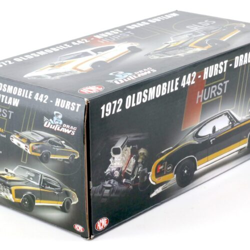 1:18 ACME 1972 Oldsmobile 442 Drag Outlaw HURST black TOM´s GARAGE - Limited 120 pcs.