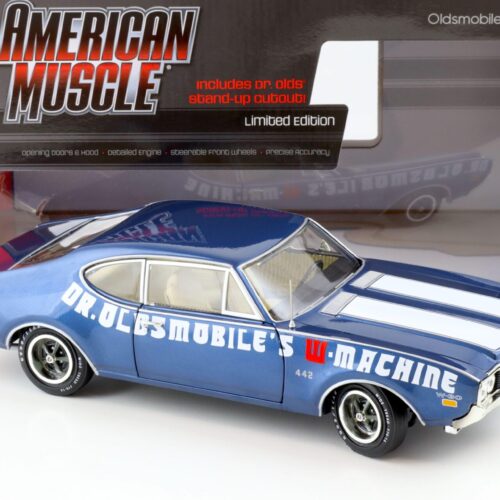 1:18 Auto World 1969 Oldsmobile 442 W-30 Coupe Dr. Oldsmobile´s W-Machine blue