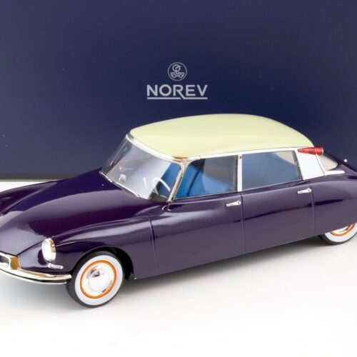 1:18 Norev Citroen DS 19 Aubergine & Champagne 1956 - Limited 400 pcs.