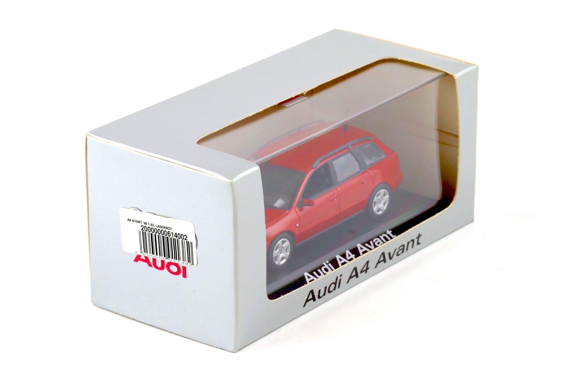 1:43 Minichamps Audi A4 (B5) Avant Laser red DEALER VERSION