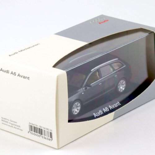 1:43 Minichamps Audi A6 Avant C6 black DEALER VERSION