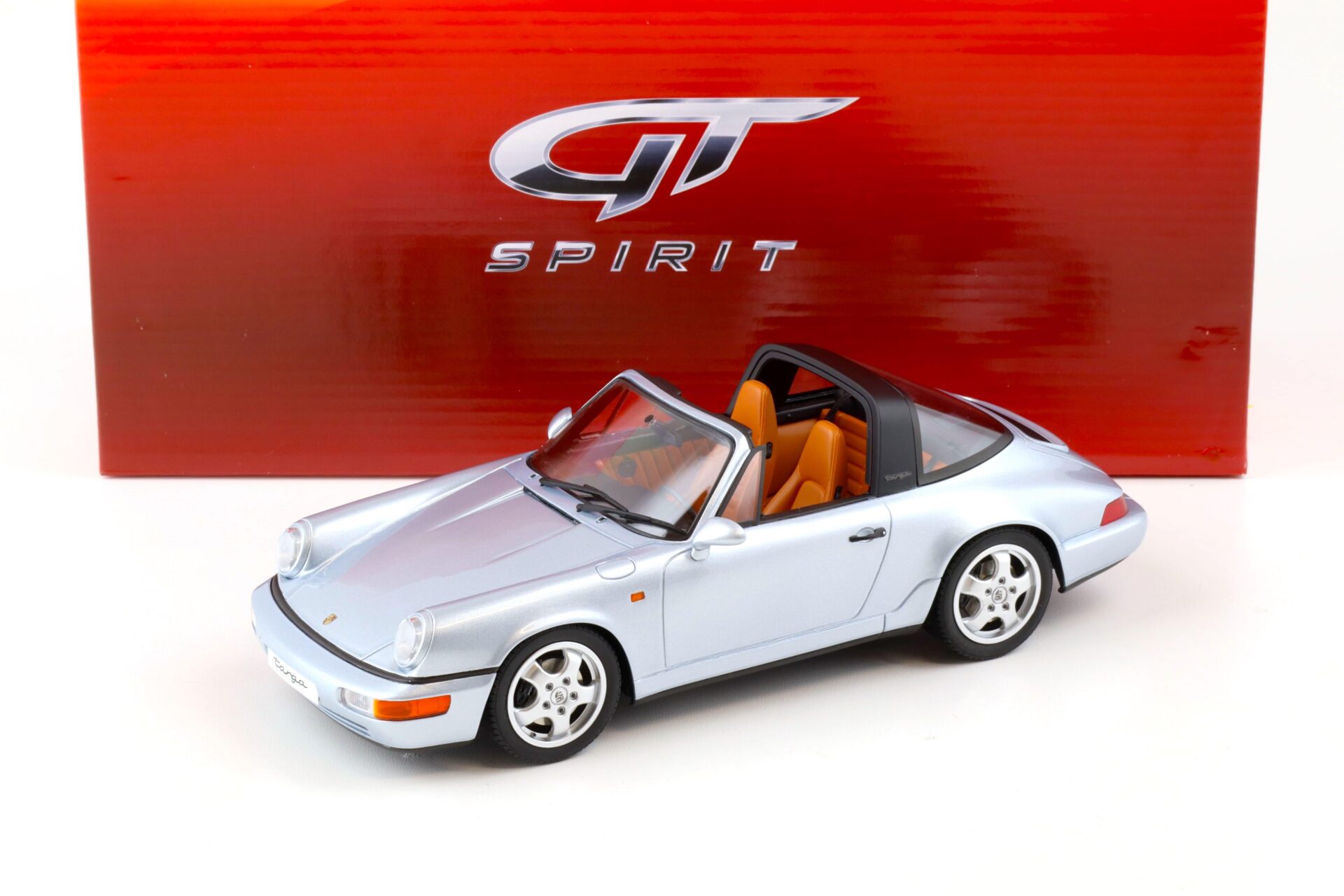 1:18 GT Spirit GT185 Porsche 911 964 Carrera 4 Targa Polar silver metallic