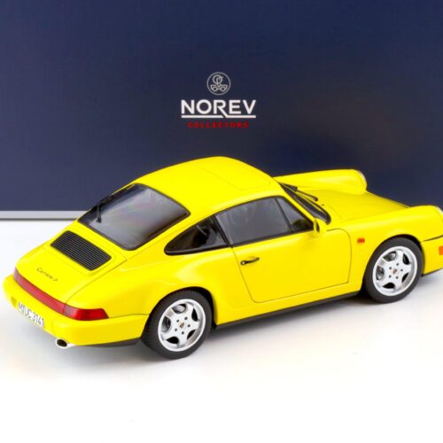 1:18 Norev Porsche 911 (964) Carrera 2 Coupe 1992 yellow
