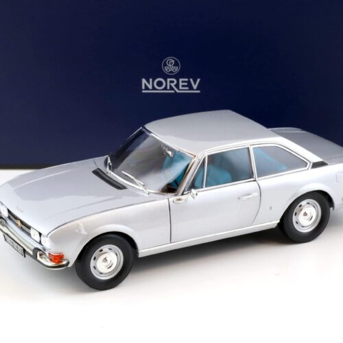 1:18 Norev Peugeot 504 Coupe 1969 silver - Limited 250 pcs.