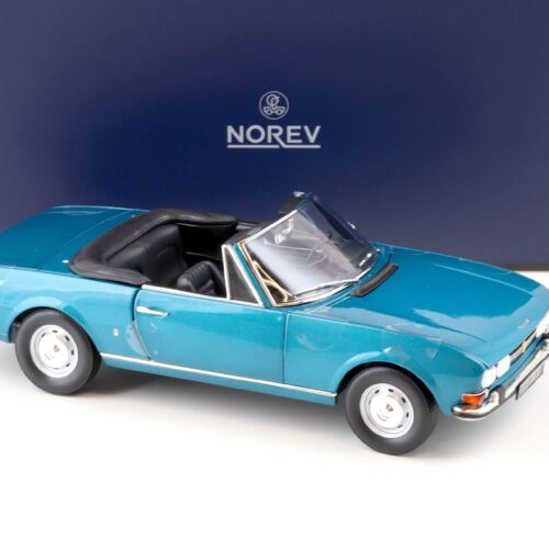 1:18 Norev Peugeot 504 Cabriolet 1969 metallic blue - Limited 250 pcs. - Image 2