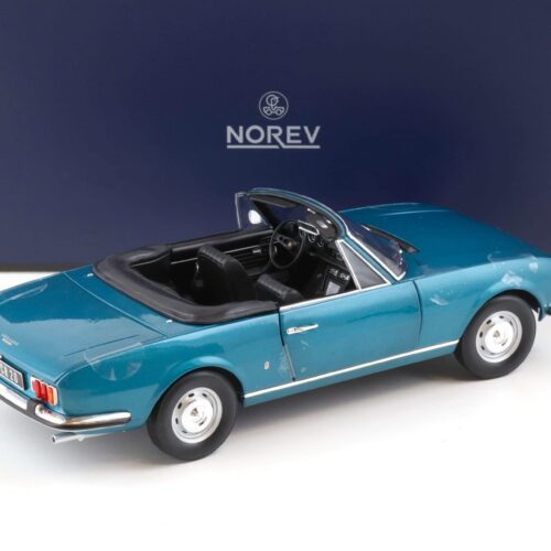 1:18 Norev Peugeot 504 Cabriolet 1969 metallic blue - Limited 250 pcs. - Image 3