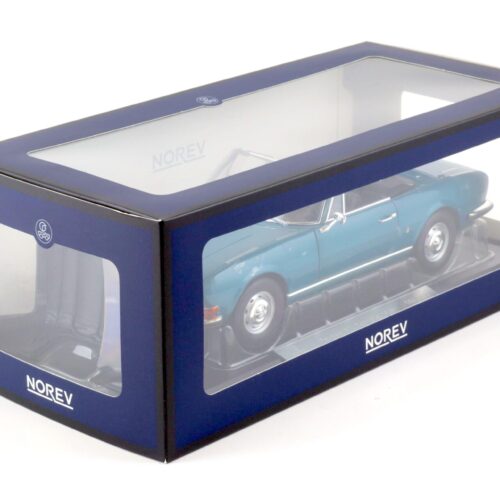 1:18 Norev Peugeot 504 Cabriolet 1969 metallic blue - Limited 250 pcs. - Image 4