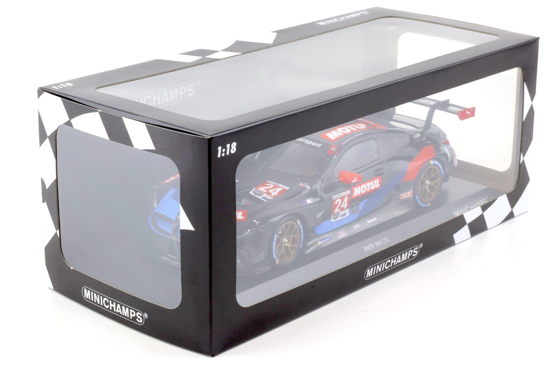 1:18 Minichamps BMW M8 GTE RLL Racing IMSA GP Road Atlanta 2020 Edwards #24