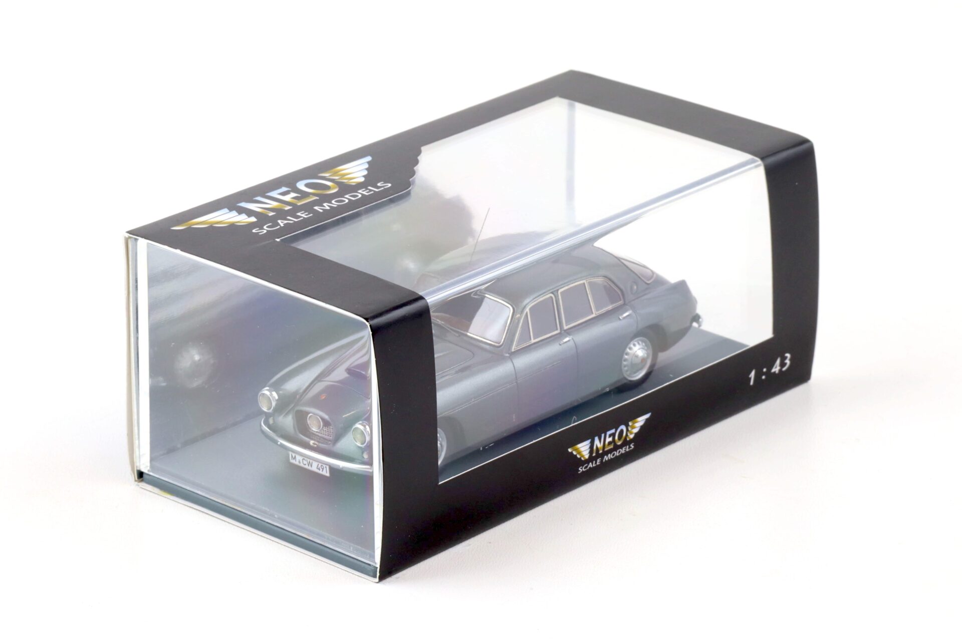 1:43 NEO Bristol 405 grey metallic MCW Limited 300 pcs.