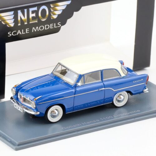 1:43 NEO Goliath Hansa 1100 Limousine blue/ white MCW Limited 300 pcs.