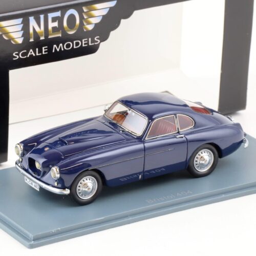 1:43 NEO Bristol 404 Coupe dark blue MCW Limited 300 pcs.