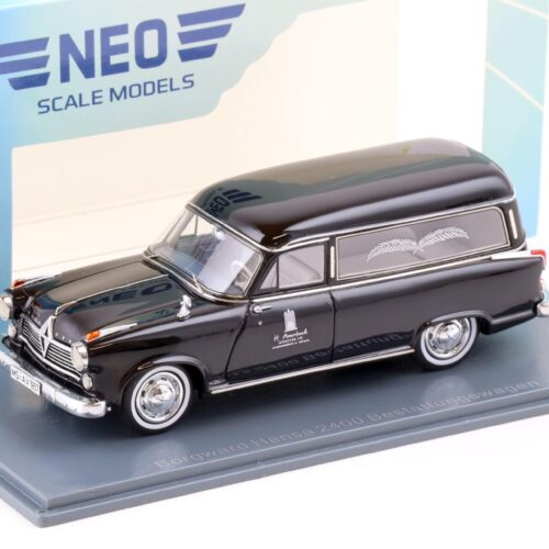 1:43 NEO Borgward Hansa 2400 Bestattungswagen black