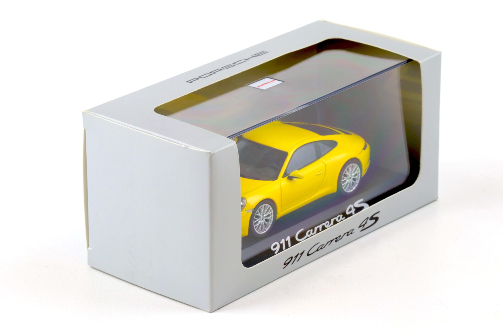 1:43 Herpa Porsche 911 (991.II) Carrera 4S Coupe yellow WAP DEALER